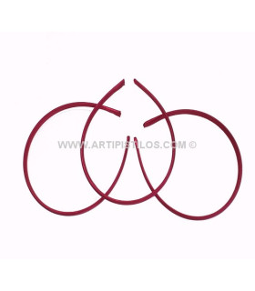 DIADEMA FORRADA RASO 1 CM.