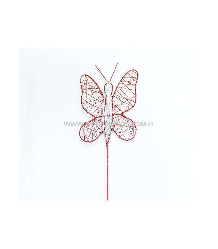 BORBOLETA METALICA DECORATIVA