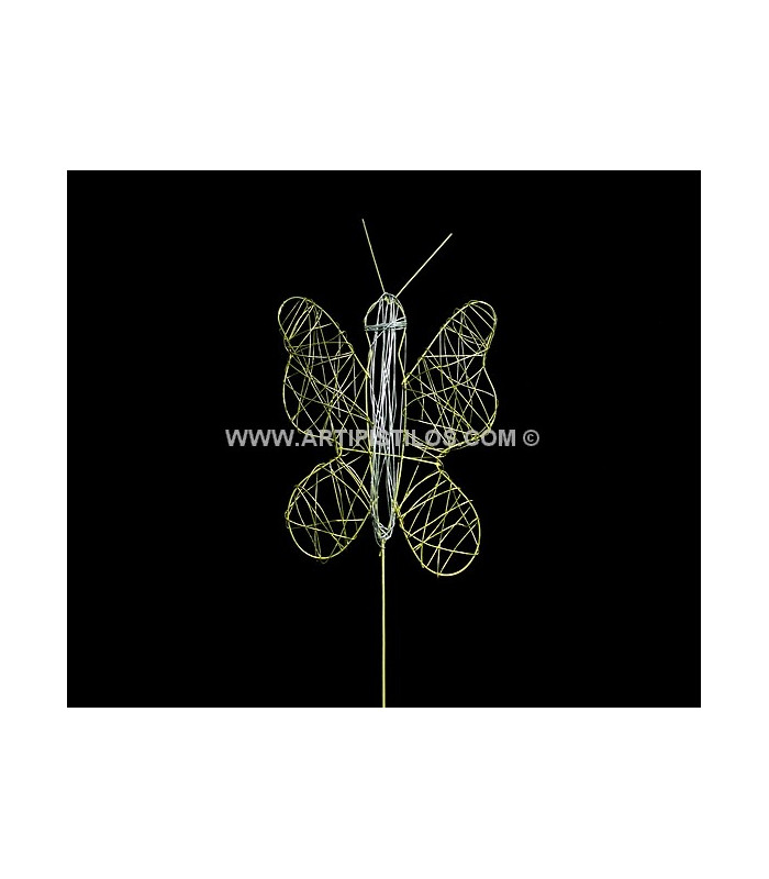 BORBOLETA METALICA DECORATIVA