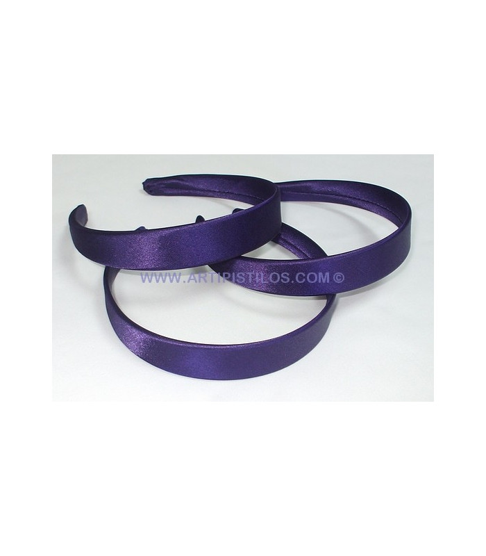 DIADEMA CETIM 12 MM.