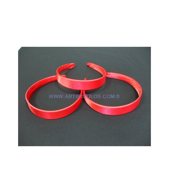 DIADEMA CETIM 12 MM.