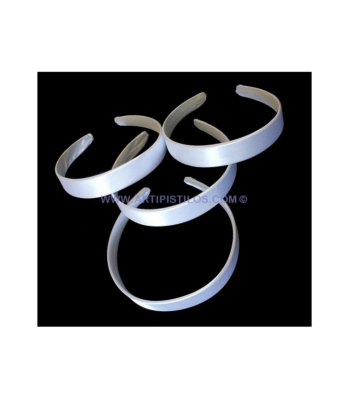 DIADEMA CETIM 25 MM.