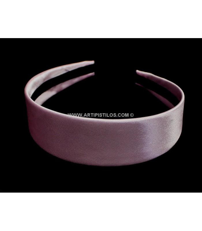 DIADEMA CETIM 25 MM.