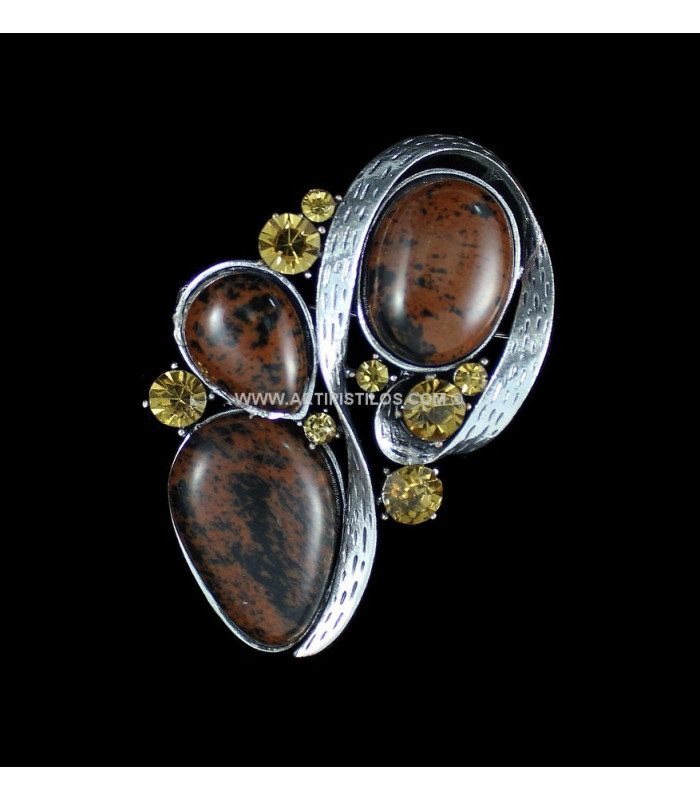 DECORATIVE BROOCH 6 X 4 CMS