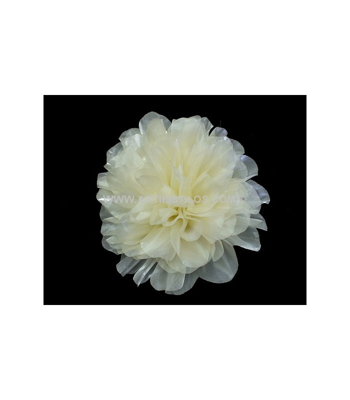 FABRIC FLOWER WITH BRIGHTNESS