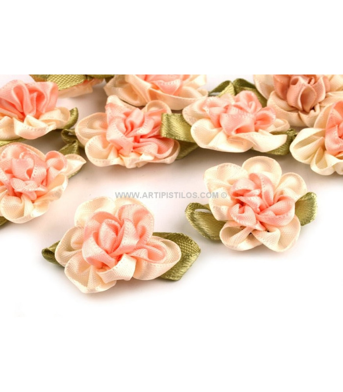 FLOR DE CETIM 22X35 mm