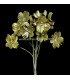 FLOR DE PORCELANA FRÍA CUATRO HOJAS CON CRISTAL