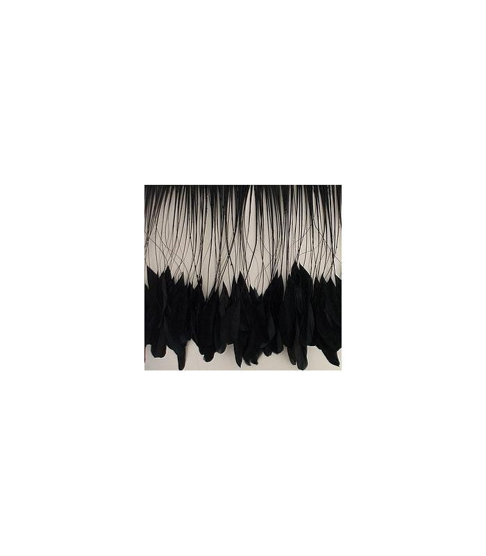 STRIPPED ROOSTER FEATHERS FIRST QUALITY  - 10 CMS.