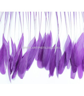 PLUMAS DE ANTENA DE GALLO 1ª CALIDAD - 10 CMS.