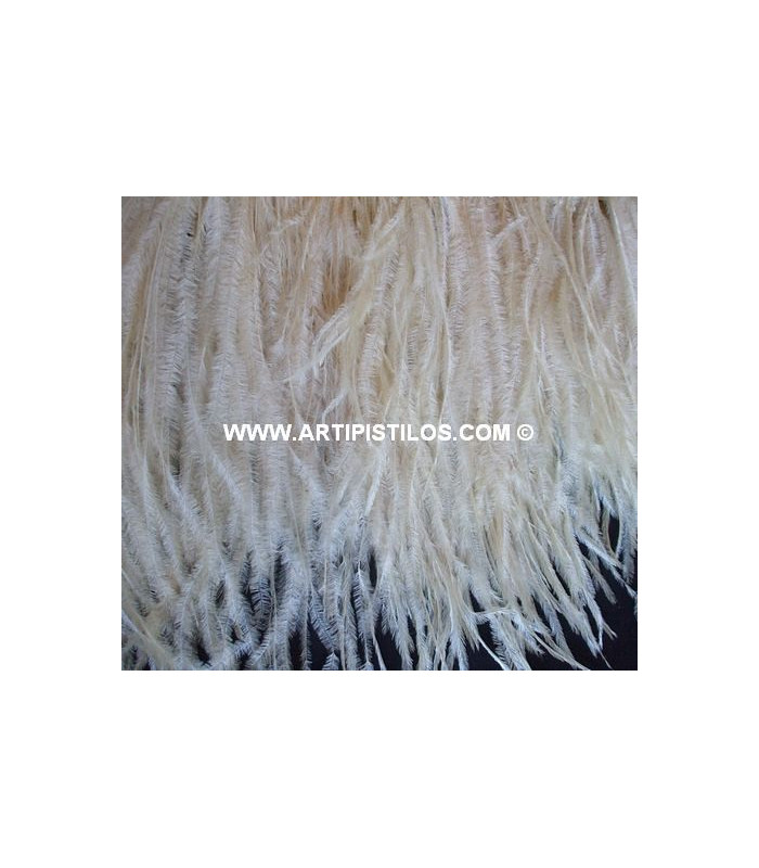 FRINGE OSTRICH FEATHERS 10 CMS.