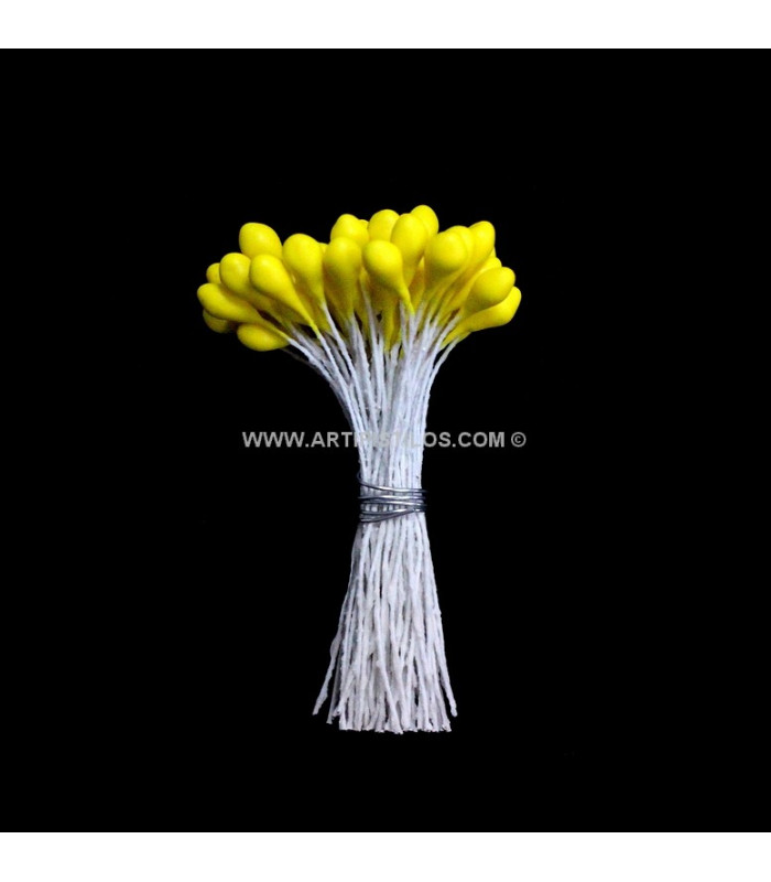 PACK 90 PISTILS MATT 5 MM. DIAMETER WIRE STEM