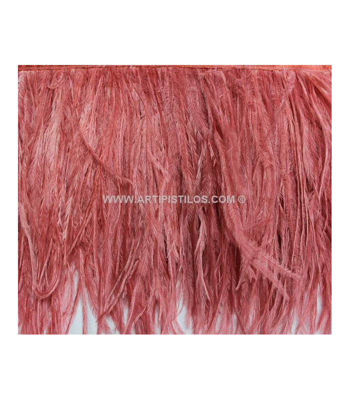 OSTRICH FEATHERS FRINGE - 2 PLY. FIRST QUALITY - 10 CMS.