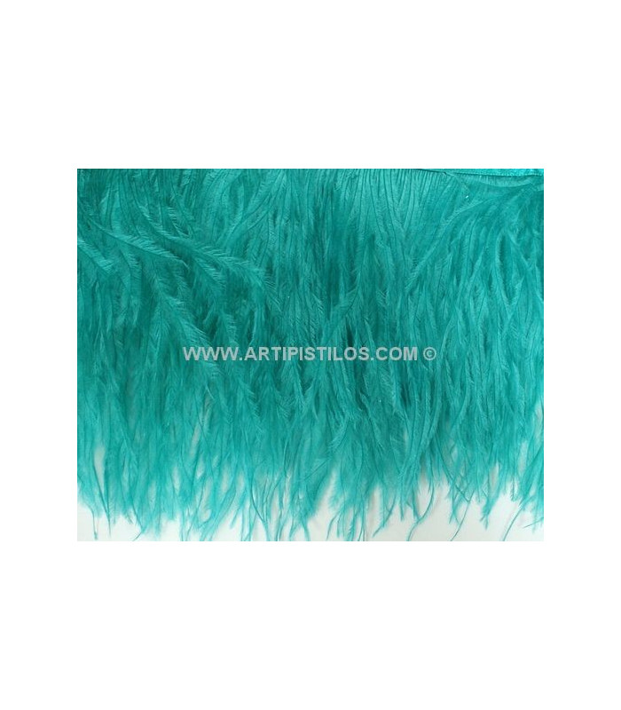 OSTRICH FEATHERS FRINGE - 2 PLY. FIRST QUALITY - 10 CMS.