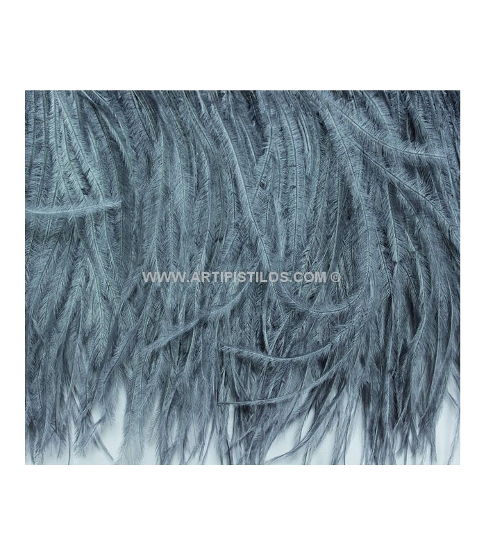 OSTRICH FEATHERS FRINGE - 2 PLY. FIRST QUALITY - 10 CMS.
