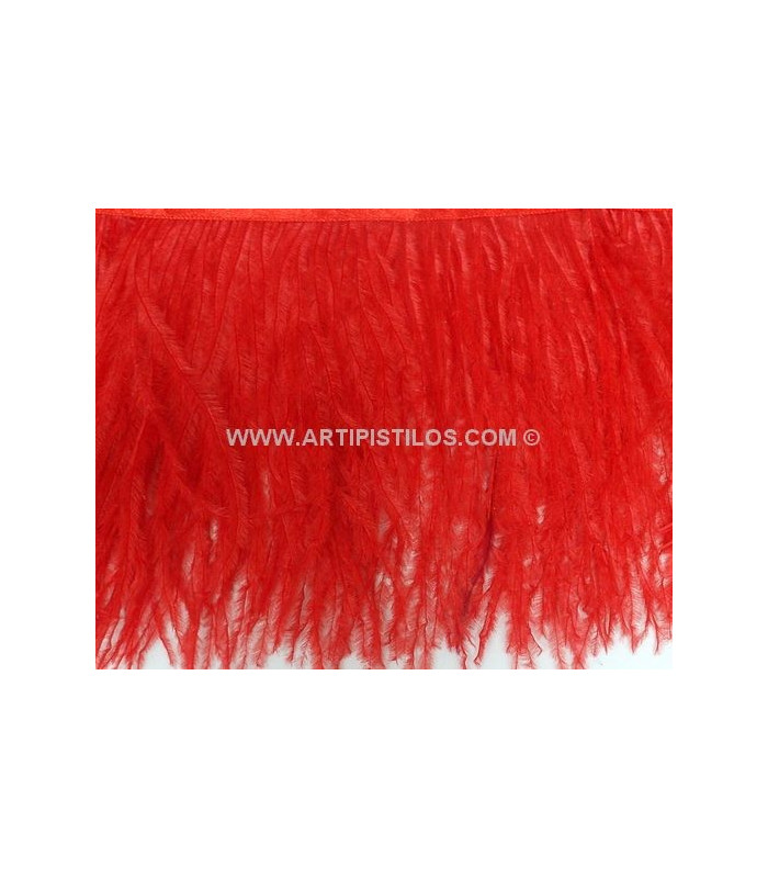 FLECO AVESTRUZ 2 CAPAS 1ª CALIDAD - 10 CMS.