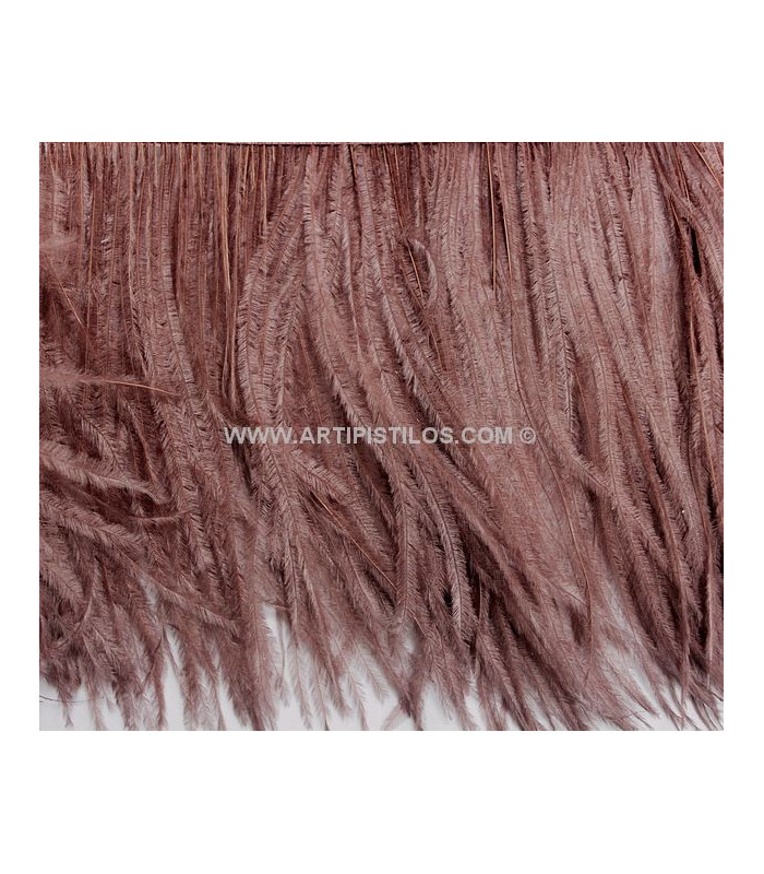 OSTRICH FEATHERS FRINGE - 2 PLY. FIRST QUALITY - 10 CMS.