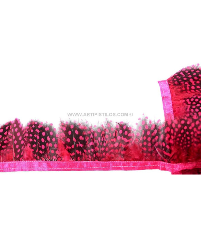PLUMAS DE GALLINA DE GUINEA 10 CMS.