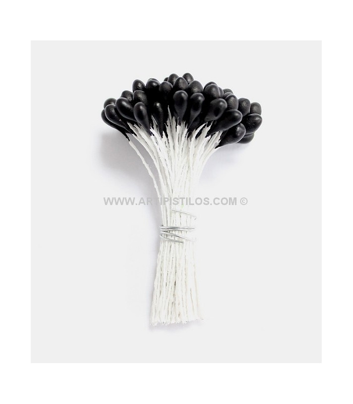 PACK 90 PISTILS MATT 5 MM. DIAMETER WIRE STEM