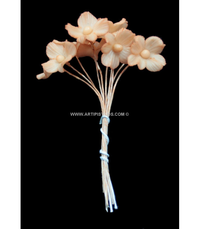 FLOR DE PORCELANA FRÍA 4 PÉTALOS