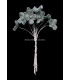 PORCELAIN FLOWER WITH 4 PETALS