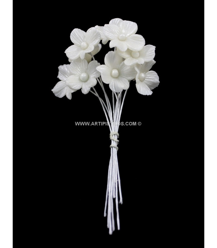 FLOR DE PORCELANA FRÍA 4 PÉTALOS