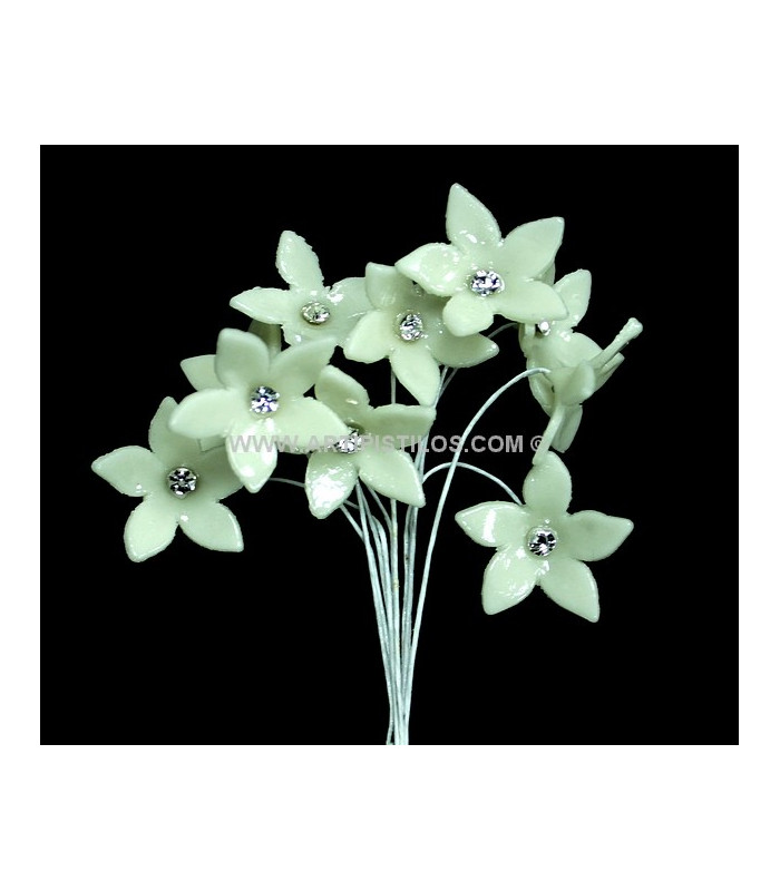 FLOR DE PORCELANA FRÍA "JAZMIN"