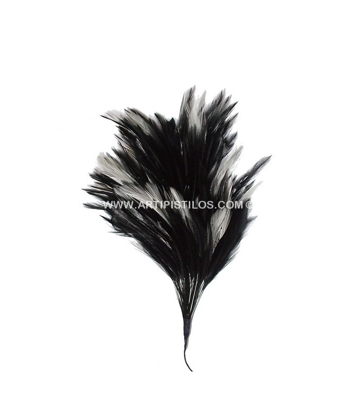 MONTAJE DE PLUMAS DE GALLO