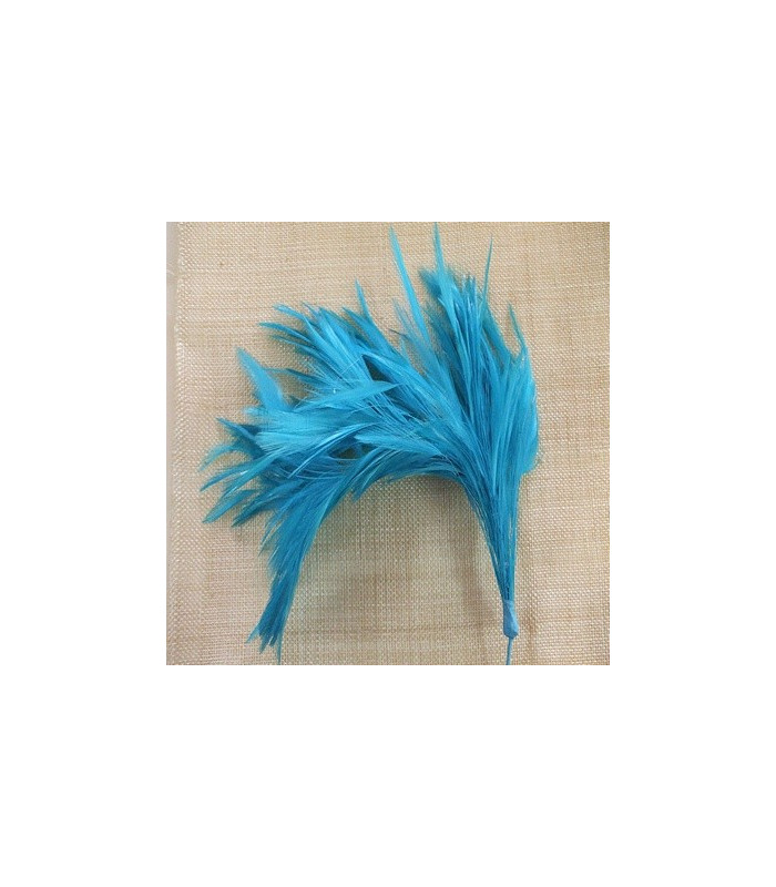 MONTAJE DE PLUMAS DE GALLO