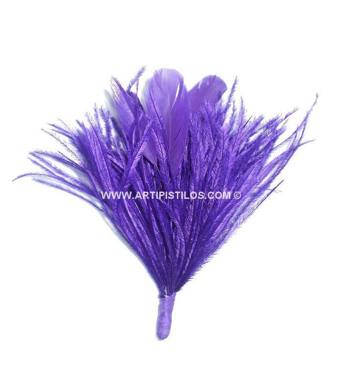 OSTRICH/ROOSTER FEATHERS POM