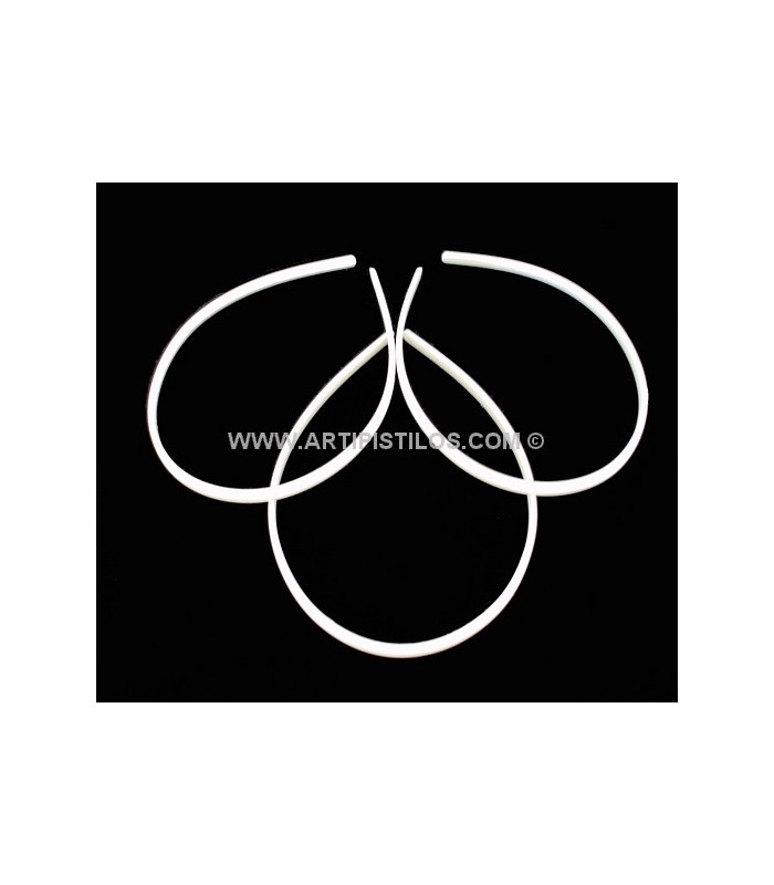 PLASTIC HEADBAND TO COVER 7 MM. Plastic Headbands Materials for
