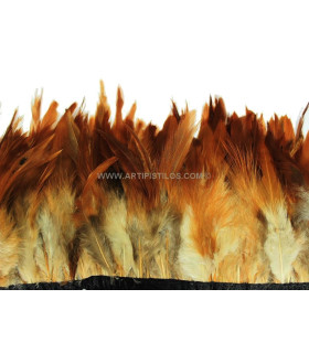 FLECO DE PLUMAS DE GALLO 10 cm