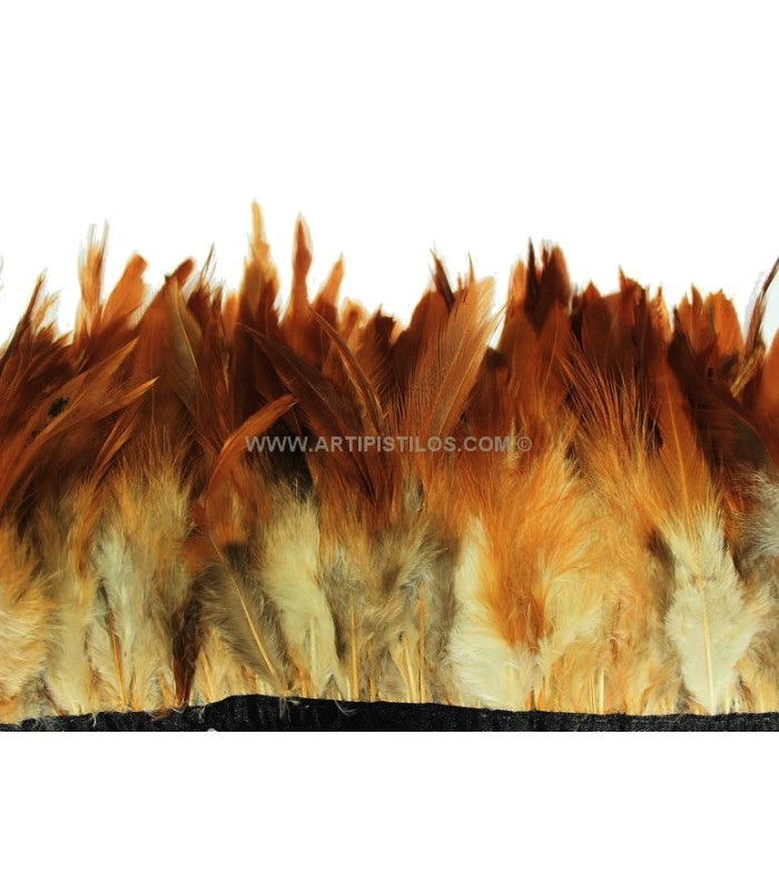 FLECO DE PLUMAS DE GALLO 10 cm