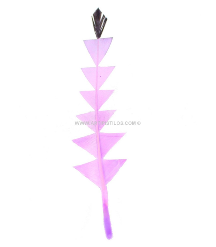 PLUMAS DE PATO DIAMANTE BICOLOR 15 CMS.