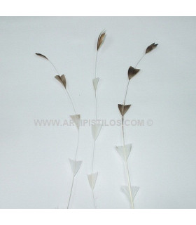 CUT FEATHER ARROW BICOLOR 28 CMS.