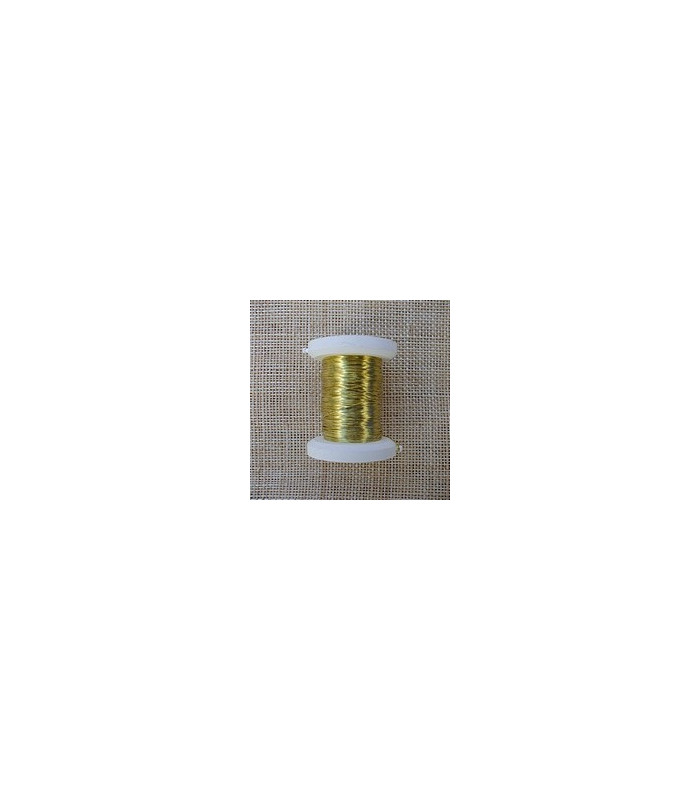 SPOOL OF BRASS WIRE 0.3 MM X 50 MTS