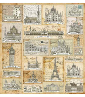Fieltro Estampado 50 X 70 Cms. 50 X 70 Cms. Mod.2 - bolsos de mano