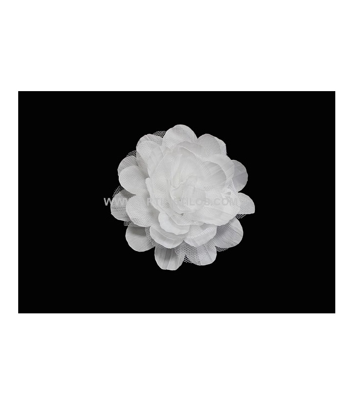 FABRIC & TULLE FLOWER