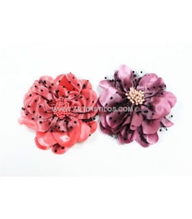 SATIN & TULLE FLOWER