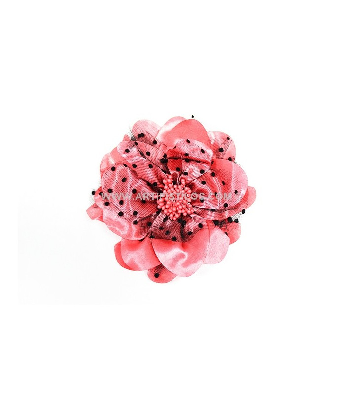 SATIN & TULLE FLOWER