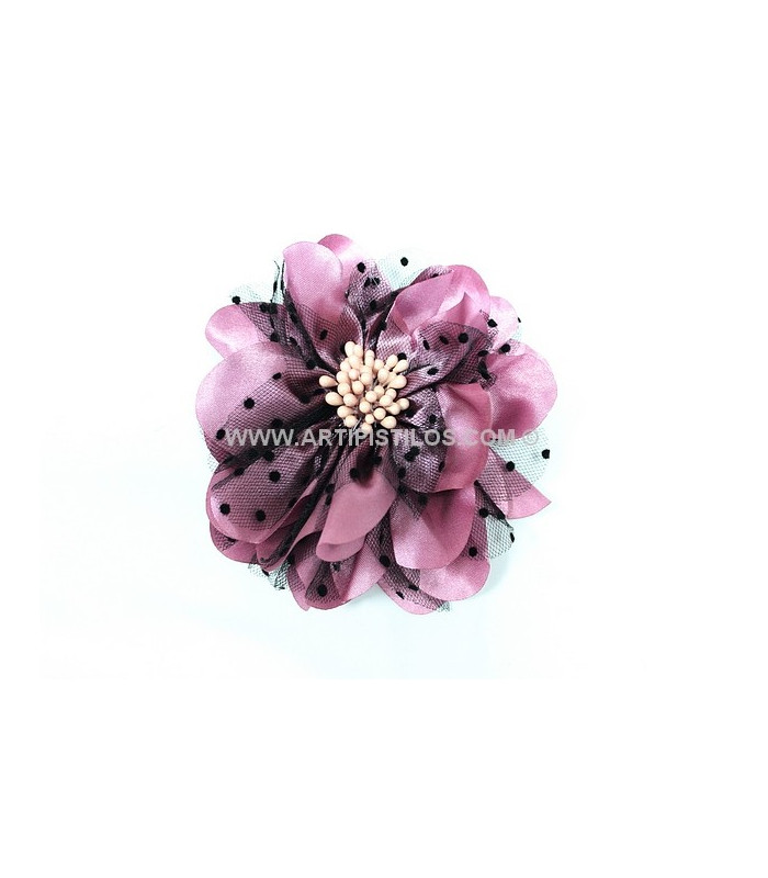 SATIN & TULLE FLOWER