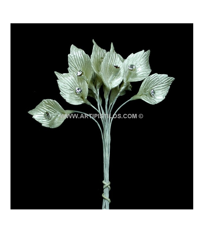 HOJA PORCELANA FRÍA "CALA" CON CRISTAL