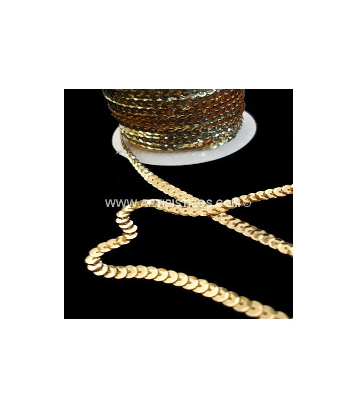 SEQUINS RIBBON  6 MM. X 1 MT.