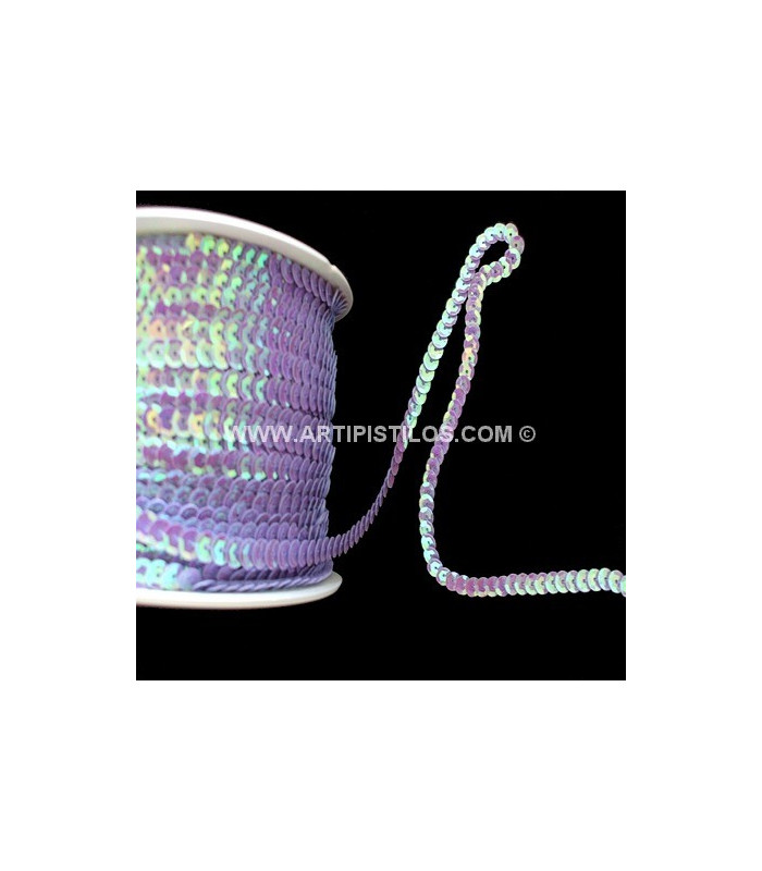 SEQUINS RIBBON  6 MM. X 1 MT.