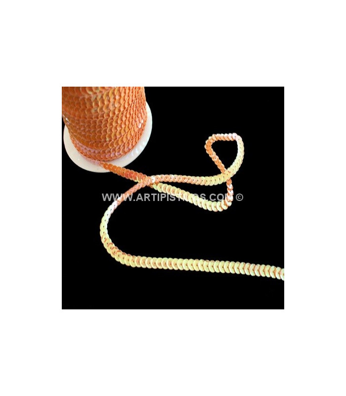 SEQUINS RIBBON  6 MM. X 1 MT.