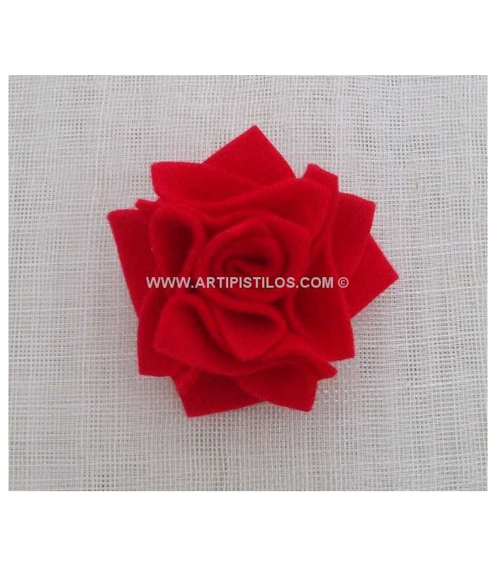 FLOR DE FELTRO