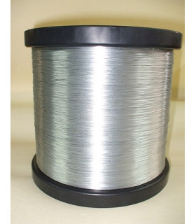 GALVANIZED WIRE 0.4 MM. X 1 KG. - Galvanized Wire - Materials for  headdresses, Feathers, Feather bangs, Silk fabrics and more.