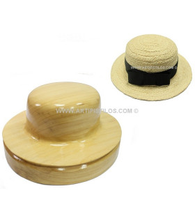 HORMA PARA SOMBRERO CANOTIER