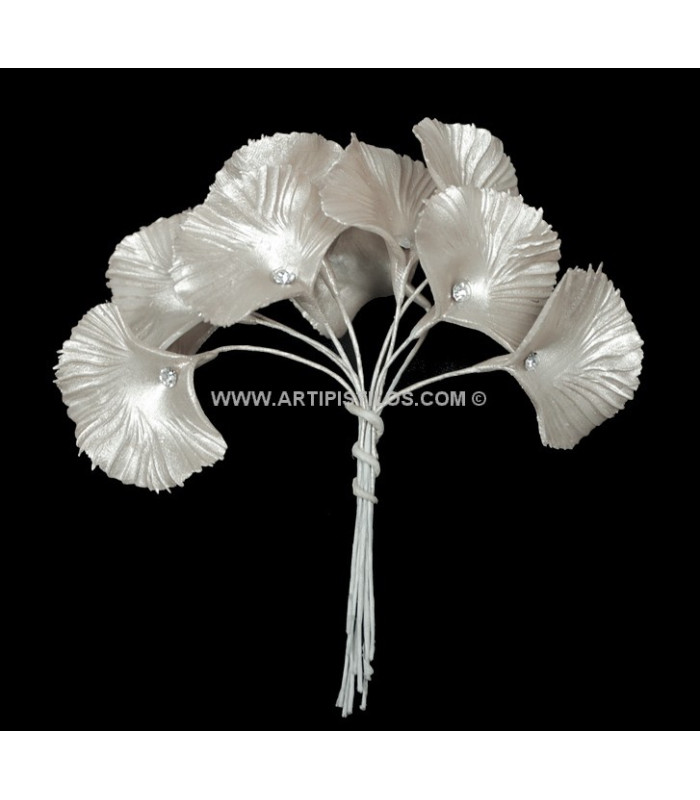 FLOR DE PORCELANA FRÍA "ABANICO"