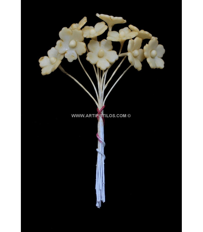 FLOR DE PORCELANA FRÍA 5 PÉTALOS