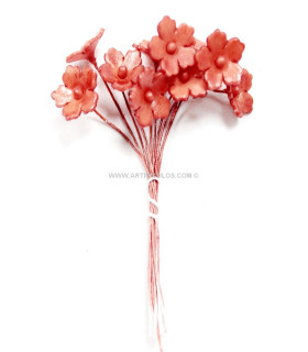 FLOR DE PORCELANA FRÍA 5 PÉTALOS